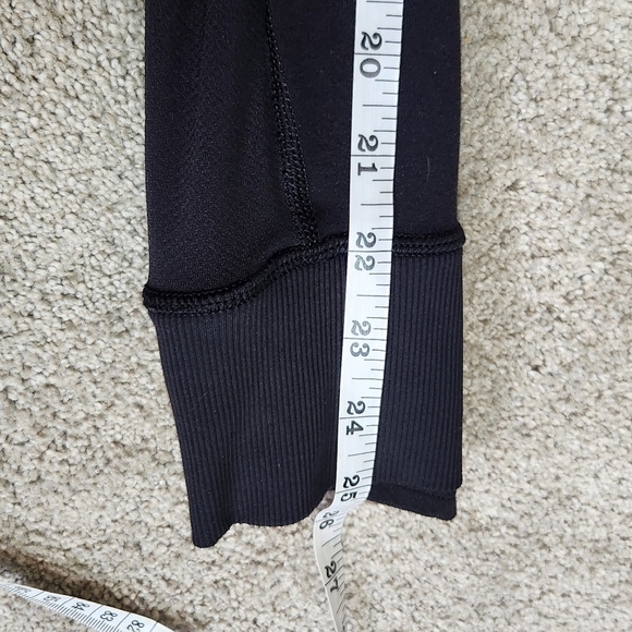 Lululemon Daily Practice Jacket Full Zip Black Hooded Sweatshirt Hoodie Size 6 - Picture 10 of 15